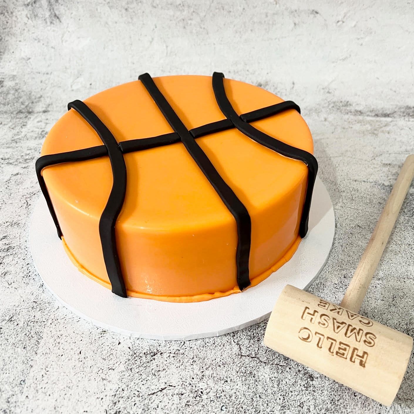 Basketball Cake - 1141 – Cakes and Memories Bakeshop